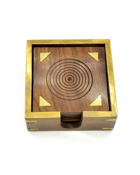 Wooden Coaster-Set of 6